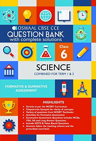 Read Oswaal CBSE CCE Question Banks Science For Class 6 - Panel of Experts file in PDF