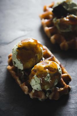 Read Belgian Waffle with Ice Cream Journal: 150 Page Lined Notebook/Diary - NOT A BOOK file in ePub