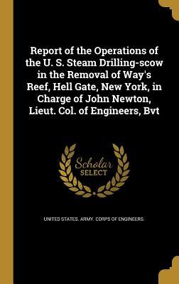 Read online Report of the Operations of the U. S. Steam Drilling-Scow in the Removal of Way's Reef, Hell Gate, New York, in Charge of John Newton, Lieut. Col. of Engineers, Bvt - U.S. Army Corps of Engineers | PDF