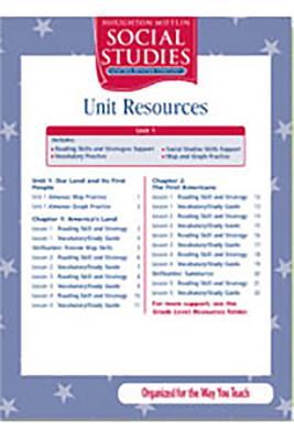 Download Houghton Mifflin Social Studies: Unit Resources Folders with Tae and Tg Annotated Edition Level 5 Us History: Early Years - Houghton Mifflin Company | ePub