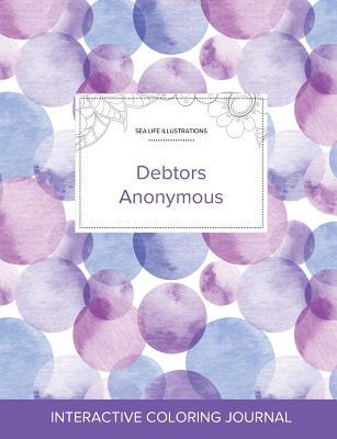 Read Adult Coloring Journal: Debtors Anonymous (Sea Life Illustrations, Purple Bubbles) - Courtney Wegner | ePub