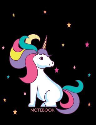 Read Notebook: Unicorn on Balck Cover and Lined Pages, Extra Large (8.5 X 11) Inches, 110 Pages, White Paper - NOT A BOOK file in PDF
