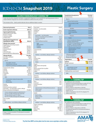 Download ICD-10-CM 2019 Snapshot Coding Card:Plastic Surgery - American Medical Association file in ePub