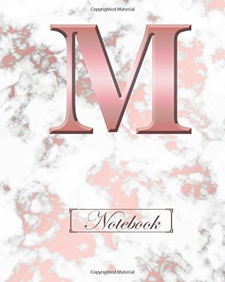 Read M Notebook: 100 Lined Pages, Alphabet Trendy Pink Marble Cover Notebook, Notes, Personalised With Initial, Journal, Jotter - Bowers Books | ePub